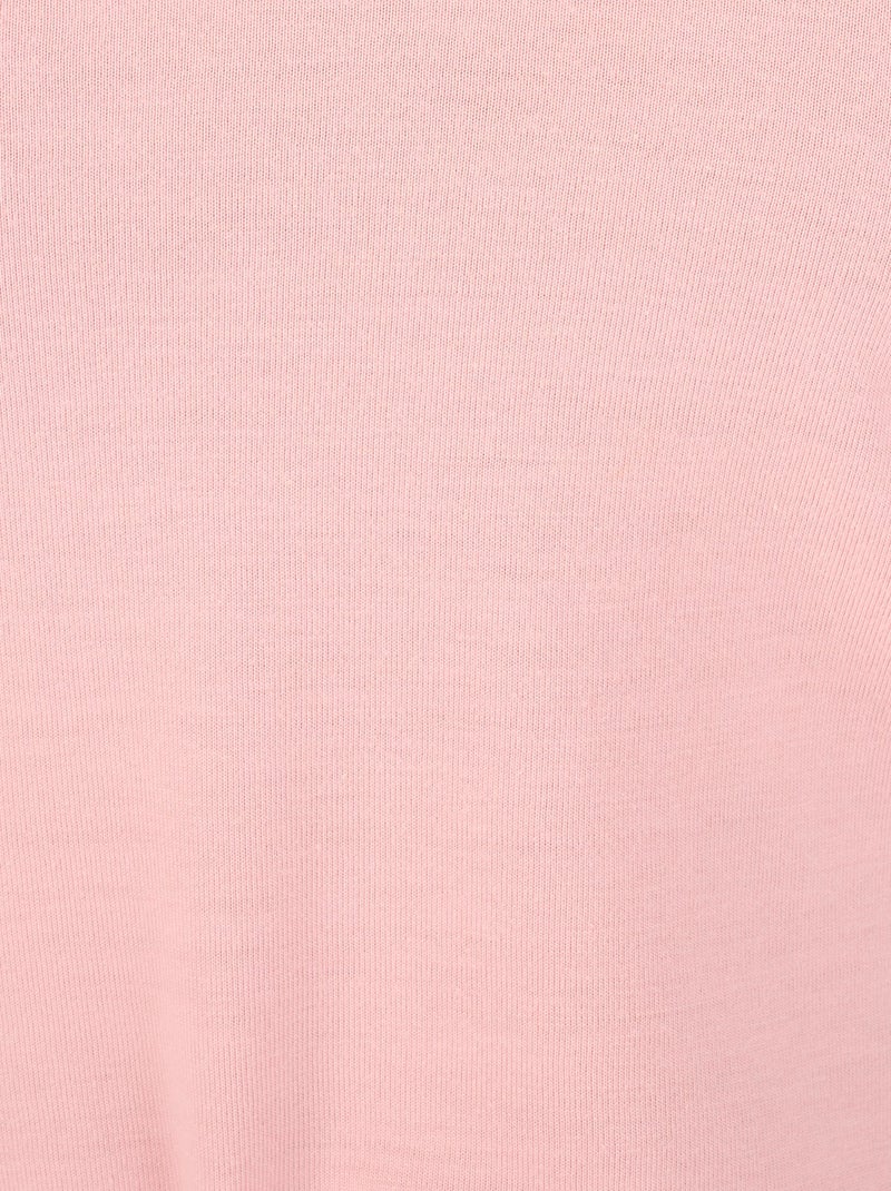 Tee-shirt manches longues avec dentelle Thermolactyl - Damart Rose - Kiabi