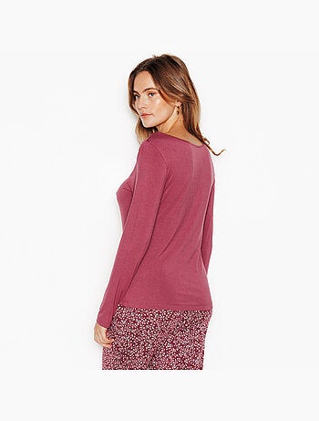 Tee-shirt manches longues camille - rougegorge lingerie
