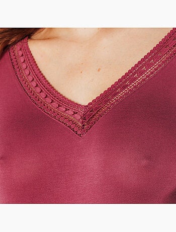 Tee-shirt manches longues camille - rougegorge lingerie