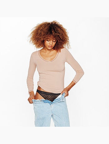 Tee-shirt manches longues Cannelle - RougeGorge Lingerie
