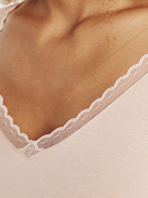 Tee-shirt manches longues Cannelle - RougeGorge Lingerie - Kiabi