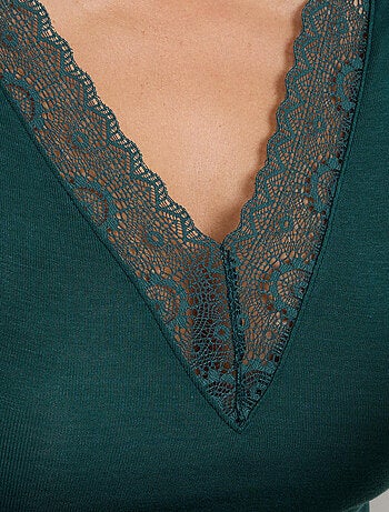 Tee-shirt manches longues Damart - RougeGorge Lingerie