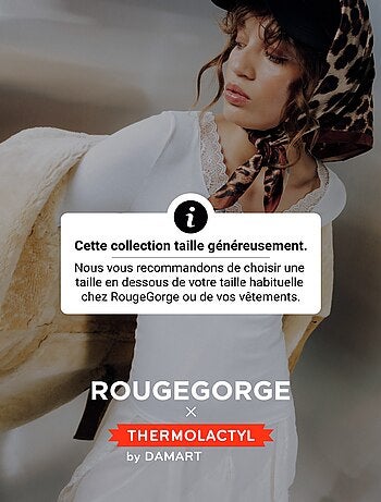 Tee-shirt manches longues Damart - RougeGorge Lingerie