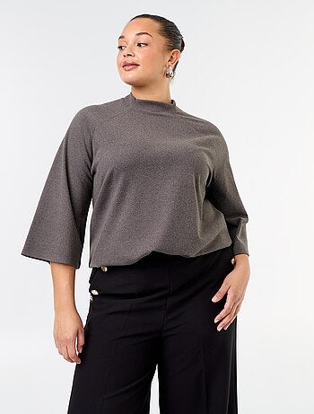 Tee-shirt manches longues en maille doudou