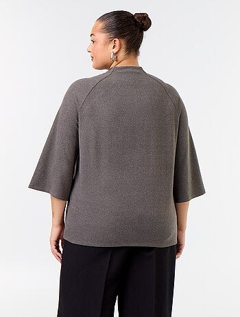Tee-shirt manches longues en maille doudou