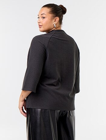 Tee-shirt manches longues en maille doudou