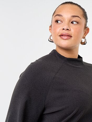 Tee-shirt manches longues en maille doudou