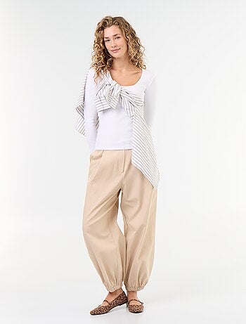 Tee-shirt manches longues en rib