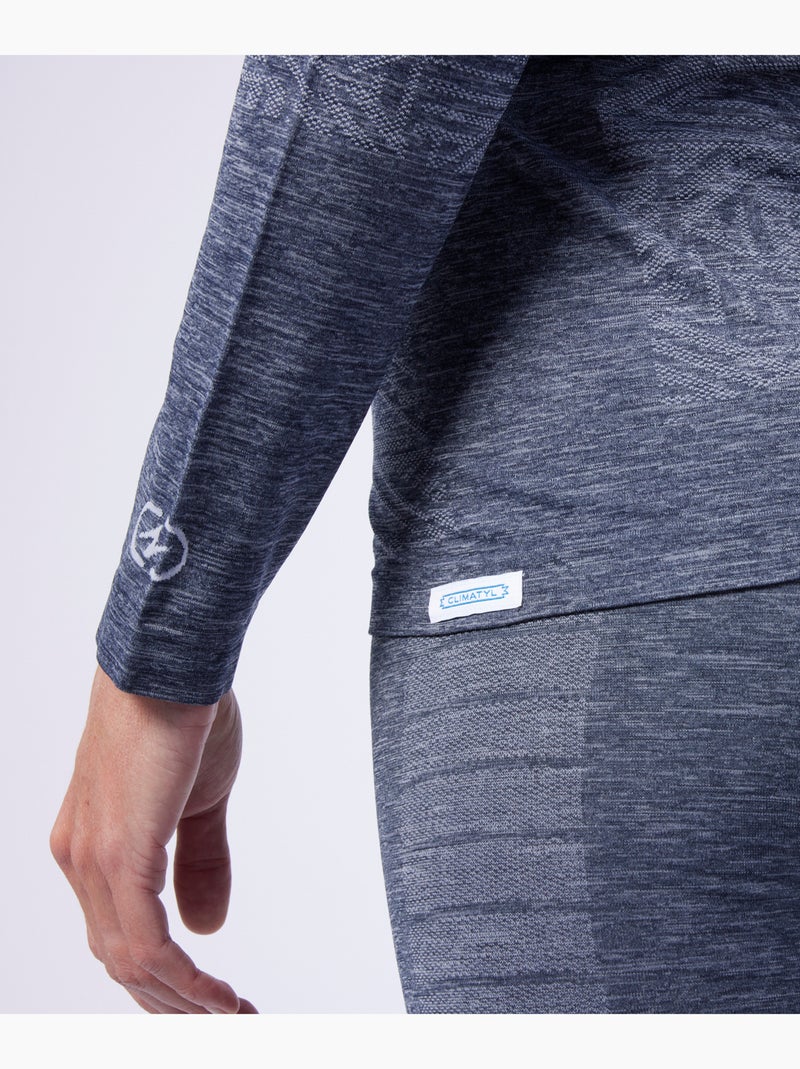 Tee-shirt manches longues femme Dynamic Climatyl - DamartSport Gris - Kiabi