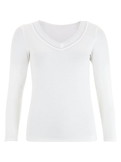Tee-shirt manches longues femme Ligne Chaude Athena - Kiabi
