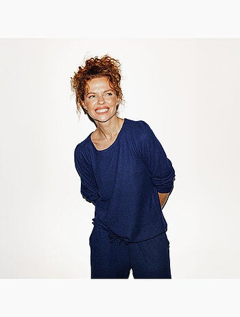 Tee-shirt manches longues Gaufrette - RougeGorge Lingerie