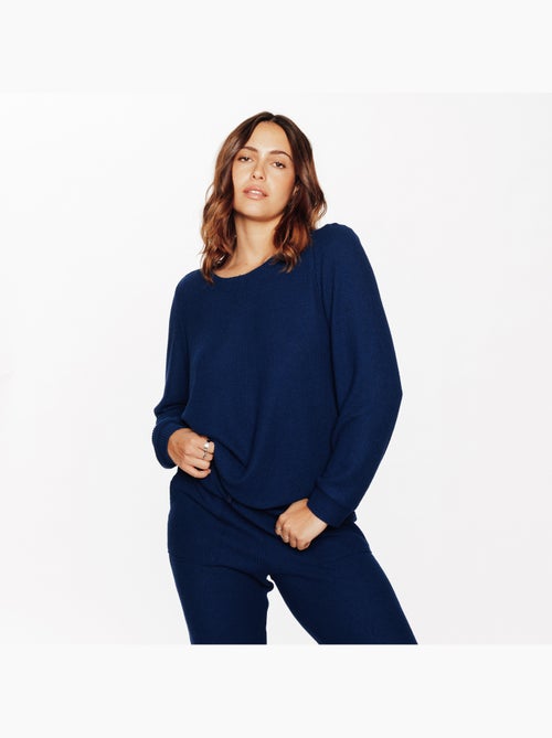 Tee-shirt manches longues Gaufrette - RougeGorge Lingerie - Kiabi