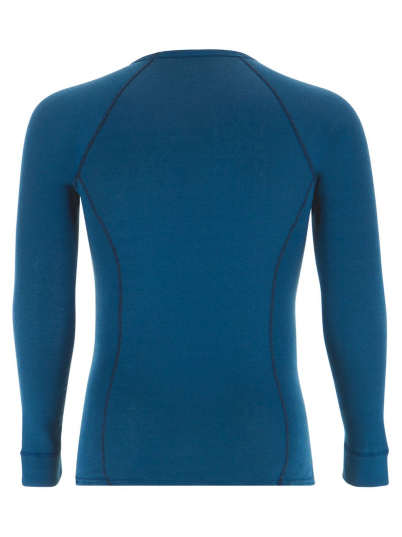 Tee-shirt manches longues homme Thermik Bleu - Kiabi