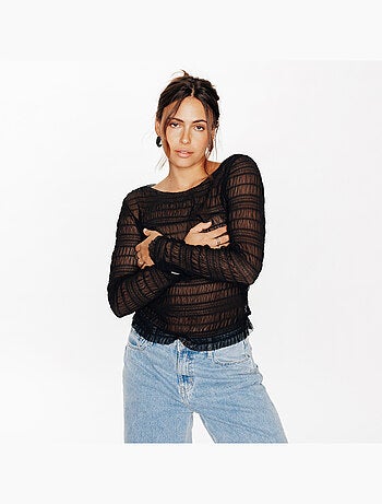 Tee-shirt manches longues Ivanalysa - RougeGorge Lingerie