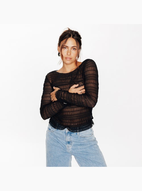Tee-shirt manches longues Ivanalysa - RougeGorge Lingerie - Kiabi
