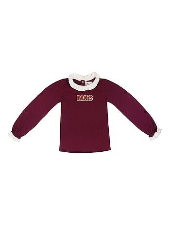 Tee-shirt Manches Longues Jersey Paris CAMILLE - La Faute à Voltaire