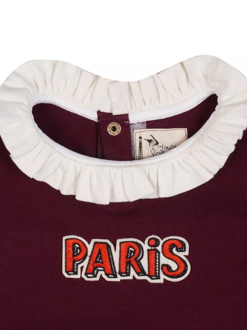Tee-shirt Manches Longues   Jersey   Paris  CAMILLE - La Faute à Voltaire - Kiabi
