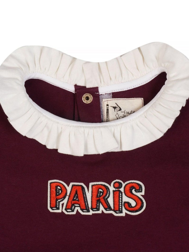 Tee-shirt Manches Longues   Jersey   Paris  CAMILLE - La Faute à Voltaire Bordeaux - Kiabi