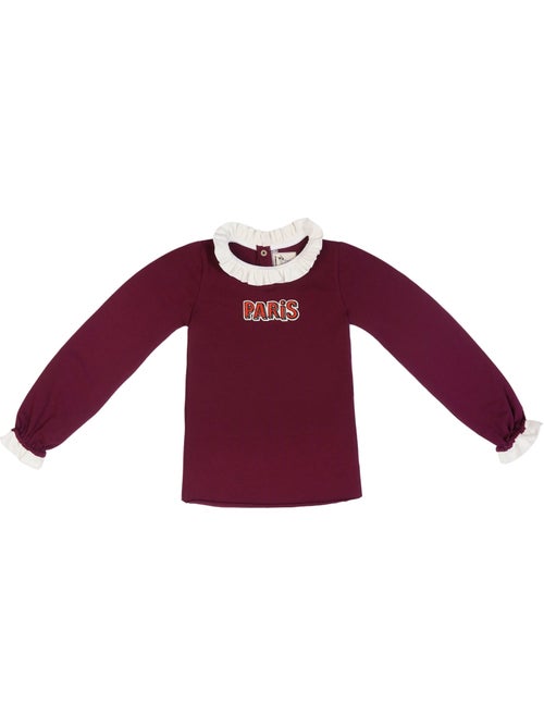 Tee-shirt Manches Longues   Jersey   Paris  CAMILLE - La Faute à Voltaire - Kiabi