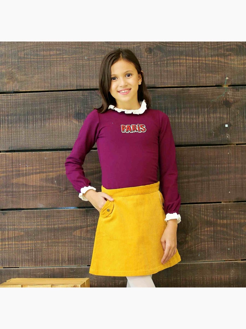 Tee-shirt Manches Longues   Jersey   Paris  CAMILLE - La Faute à Voltaire Bordeaux - Kiabi