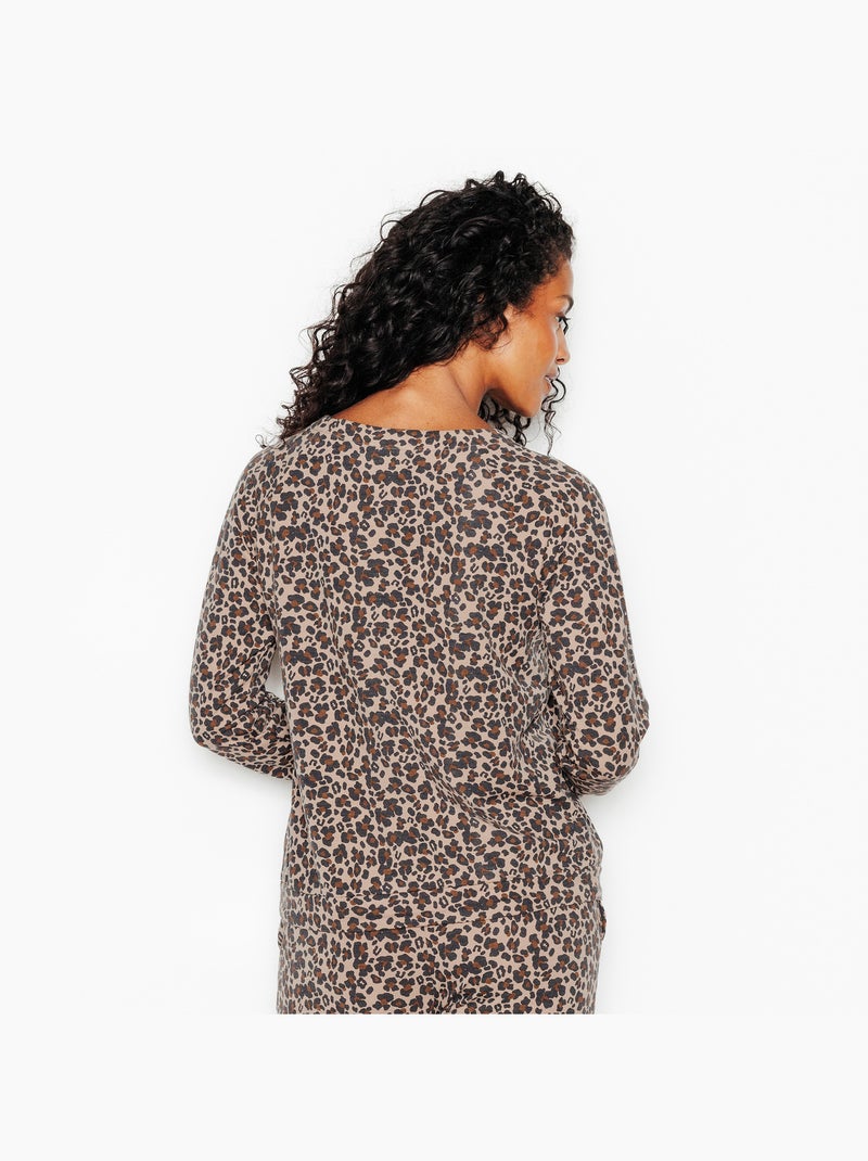 Tee-shirt manches longues jordana - rougegorge lingerie Marron caramel - Kiabi