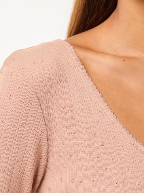 Tee-shirt manches longues thermorégulateur - Kiabi