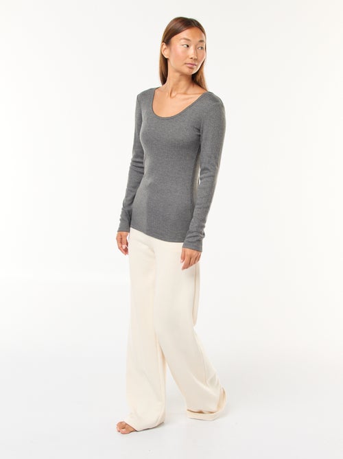 Tee-shirt manches longues thermorégulateur - Kiabi