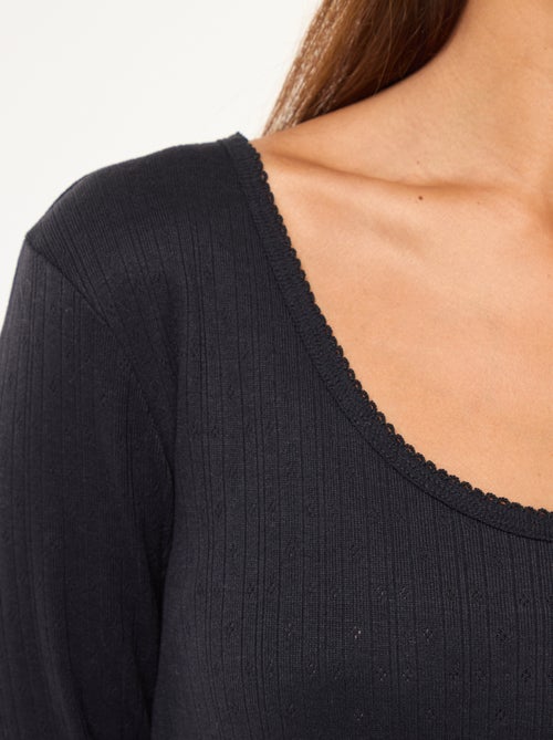 Tee-shirt manches longues thermorégulateur - Kiabi