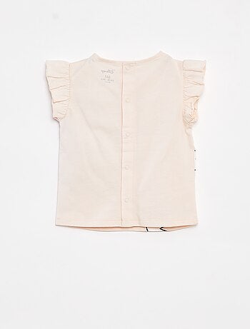 Tee-shirt manches volantées 'Disney'