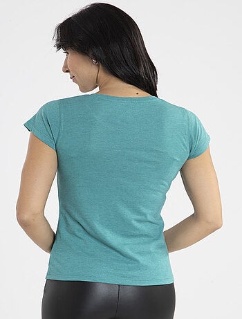 Tee-shirt Maref Vert Tee-shirts rond