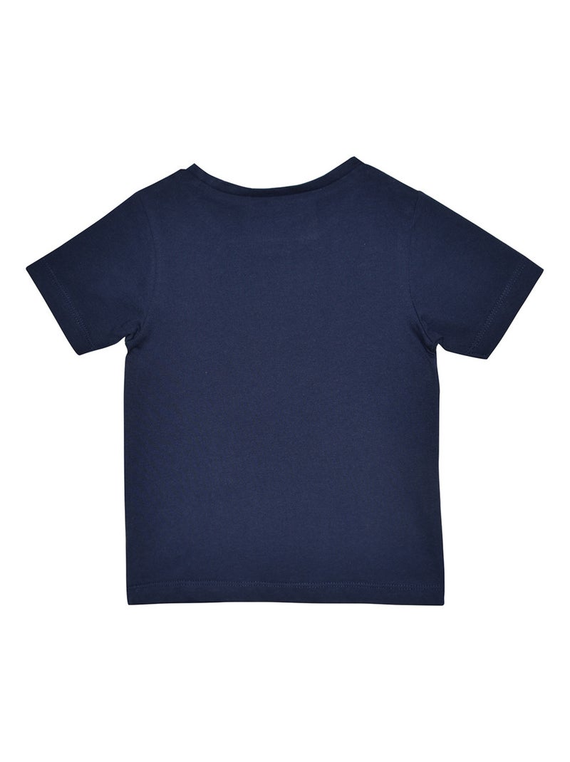 TEE SHIRT MARINE EMMANUEL Bleu - Kiabi