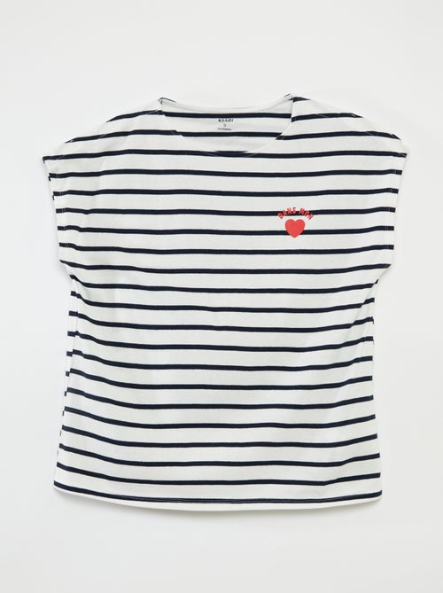 Tee-shirt marinière - So Easy - Kiabi