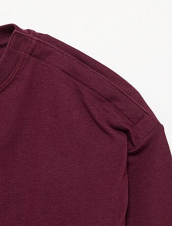 Tee-shirt marinière épaule scratchée - collection facile à enfiler