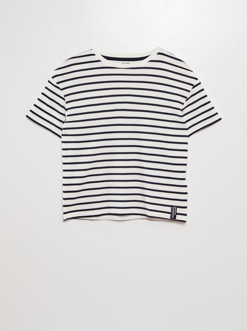 Tee-shirt marinière - Kiabi