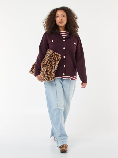 Tee-shirt marinière oversize - Kiabi Tee-shirt marinière oversize - Kiabi