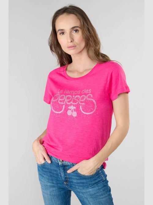 Tee-Shirt MARTY 'Le Temps Des Cerises' - Kiabi