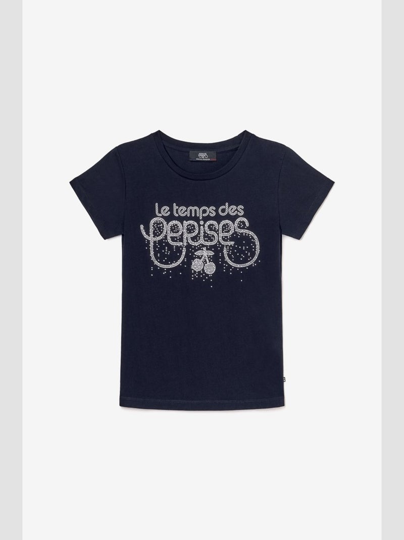 Tee-Shirt MARTYGI 'Le Temps Des Cerises' Bleu - Kiabi