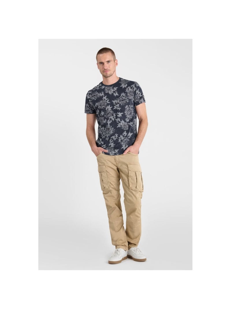 Tee-Shirt MARZO 'Le Temps Des Cerises' Bleu - Kiabi