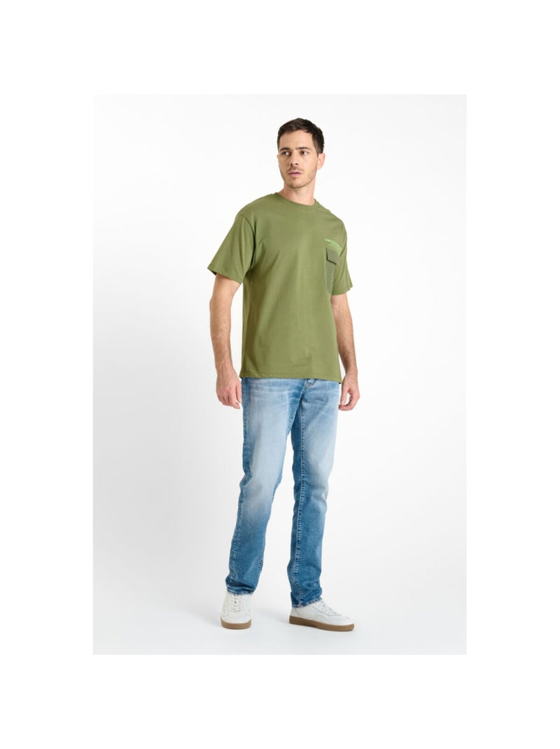 Tee-Shirt MASONBO 'Le Temps Des Cerises' Kaki - Kiabi