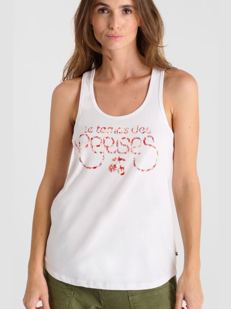Tee-Shirt MAYFAIR 'Le Temps Des Cerises' Blanc - Kiabi