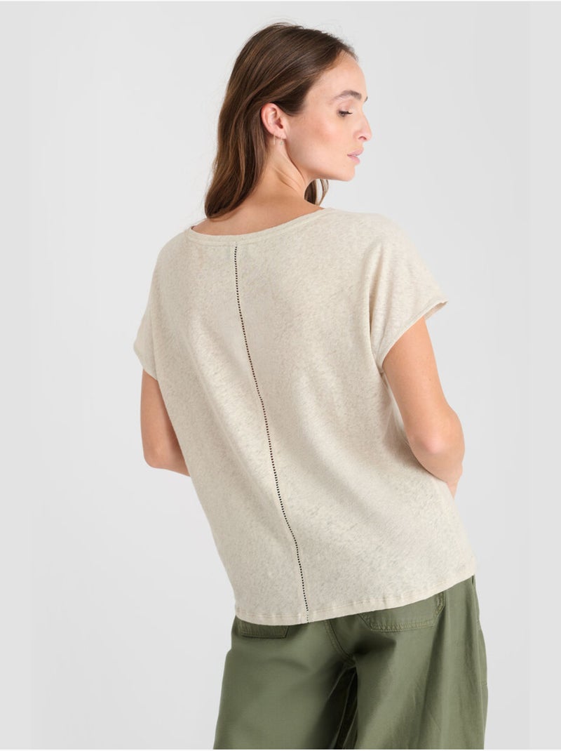 Tee-shirt melinda 'le temps des cerises' Blanc - Kiabi