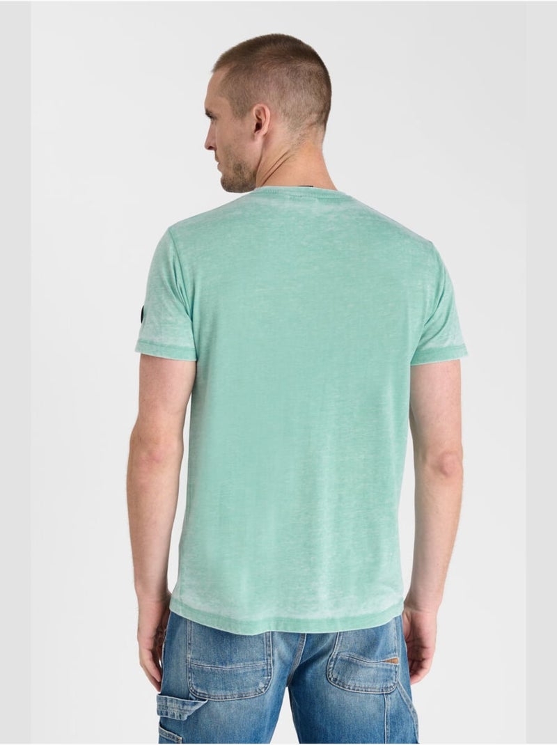 Tee-Shirt MELO 'Le Temps Des Cerises' Bleu - Kiabi