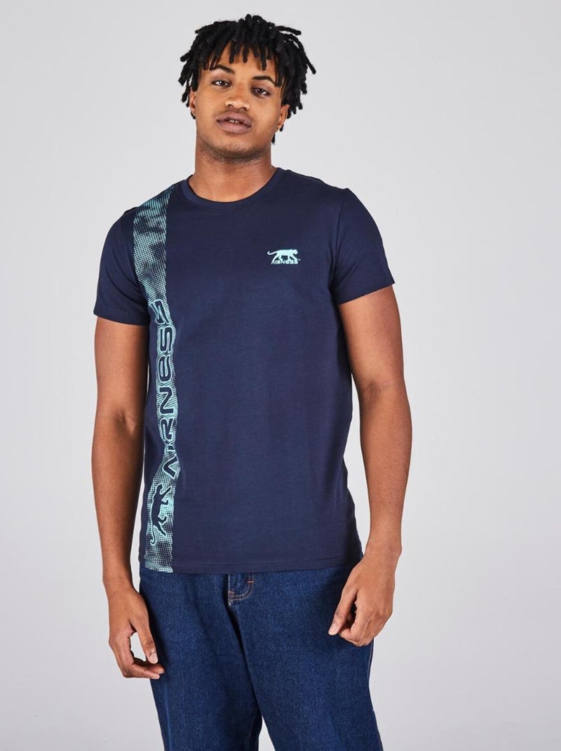 TEE SHIRT MIKE Airness Bleu marine - Kiabi