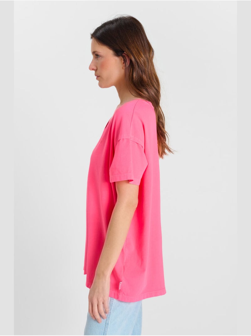 Tee-Shirt MILOU 'Le Temps Des Cerises' Rose - Kiabi