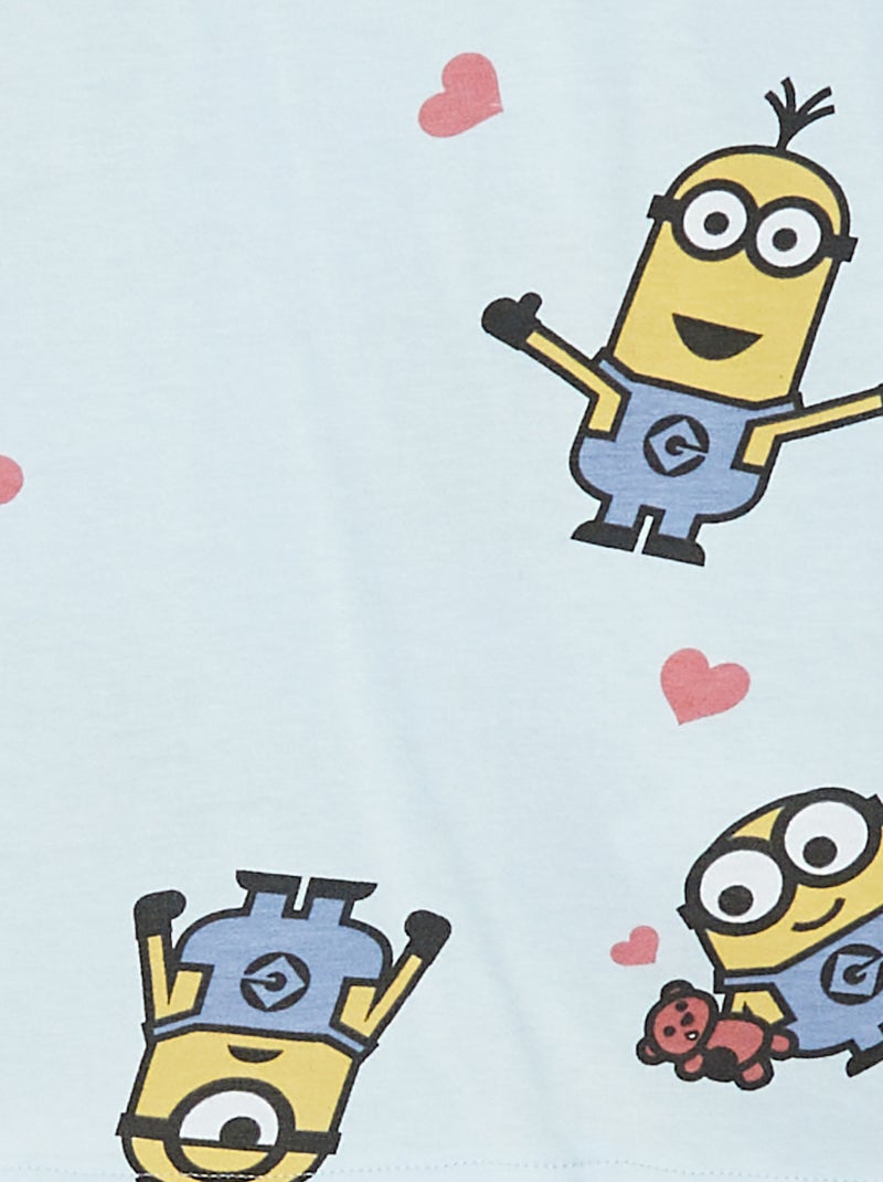 Tee-shirt ‘Minions’ manches courtes BLEU - Kiabi