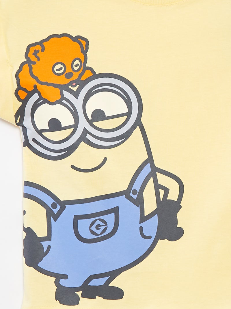 Tee-shirt ‘Minions’ manches courtes JAUNE - Kiabi