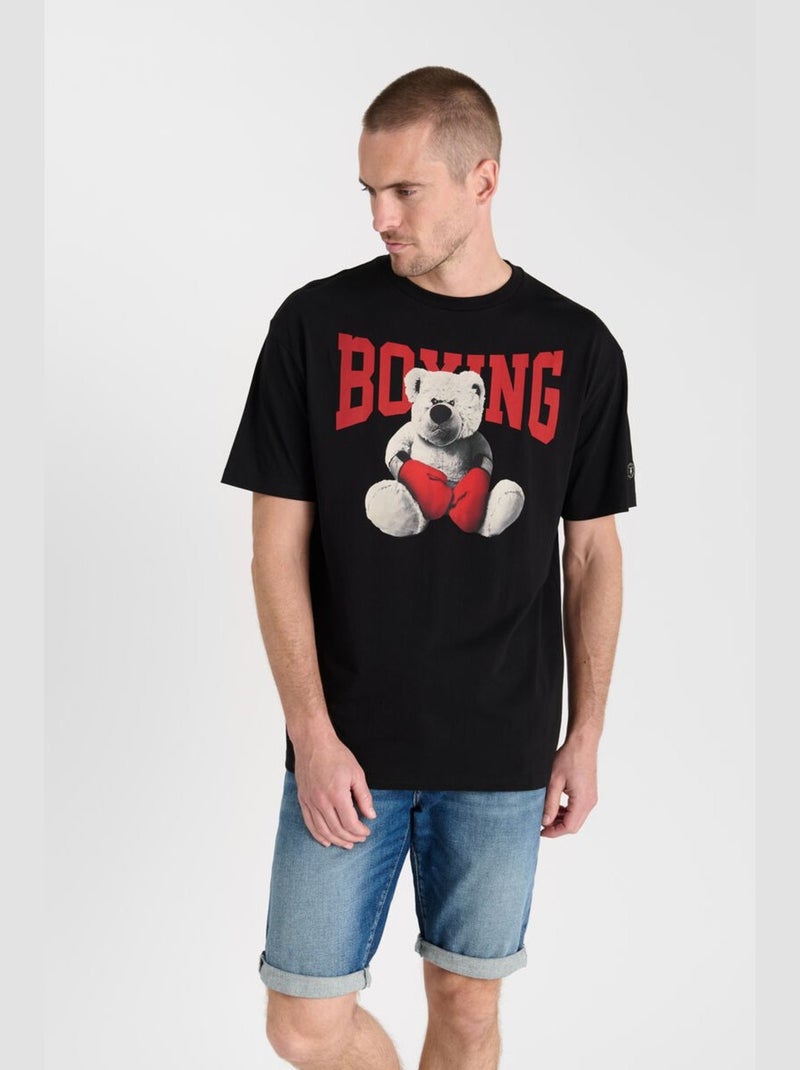 Tee-Shirt MINKE 'Le Temps Des Cerises' Noir - Kiabi