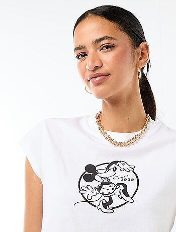 Tee-shirt 'Minnie' cropped 'Disney'
