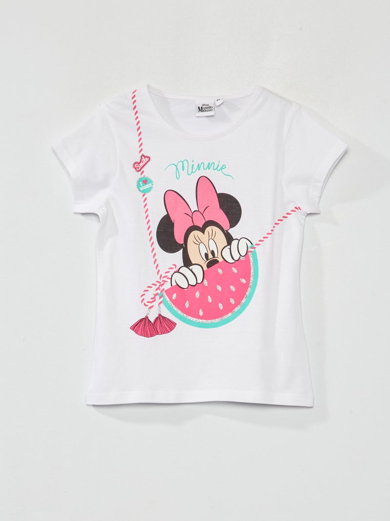 Tee-shirt 'Minnie' de 'Disney' blanc - Kiabi