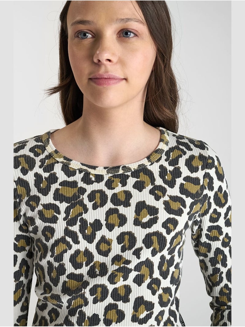 Tee-Shirt MITSIGI 'Le Temps Des Cerises' Marron - Kiabi